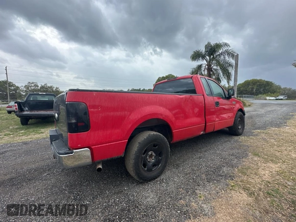 2007 Ford F-150 XL with VIN 1FTRF12W47KB40354, listed as a Copart auction lot 48202075 with 347,761 mi miles and Clean Title. Bid and sale history available at carsss.com. Image 4.