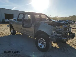 2002 Ford F-150 XLT with VIN 1FTRW07L02KD55294, listed as a Copart auction lot 87107204 with 0 mi miles and Non Repairable. Bid and sale history available at carsss.com. Image 4.