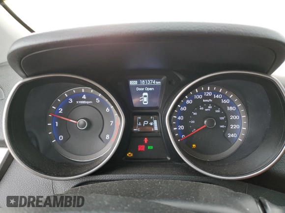 2013 Hyundai Elantra GT with VIN KMHD35LE0DU022281, listed as a Copart auction lot 79254254 with 181,374 mi miles and Salvage Title. Bid and sale history available at carsss.com. Image 9.