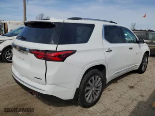 2023 Chevrolet Traverse Premier with VIN 1GNERKKW4PJ127211, listed as a Copart auction lot 50217285 with 24,295 mi miles and Salvage Title. Bid and sale history available at carsss.com. Image 3.