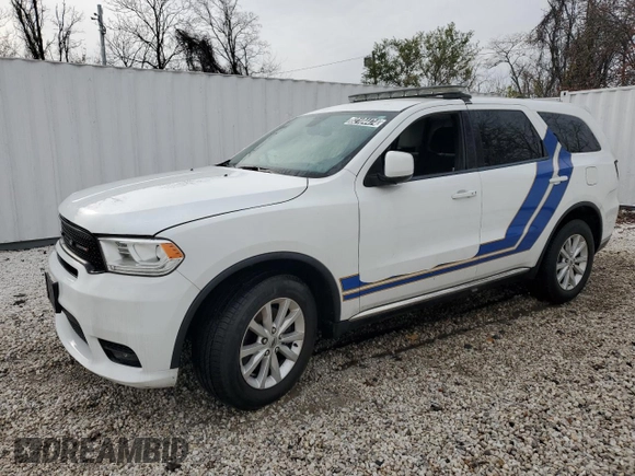 2020 Dodge Durango Pursuit with VIN 1C4RDJFG4LC352412, listed as a Copart auction lot 82104474 with 18,276 mi miles and Non repairable. Bid and sale history available at DreamBid. Image 1.