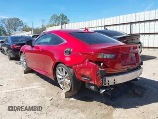 2016 Lexus RC 300 F Sport with VIN JTHSM5BCXG5001041, listed as a IAAI auction lot 41800718 with 86,523 mi miles and . Bid and sale history available at DreamBid. Image 3.