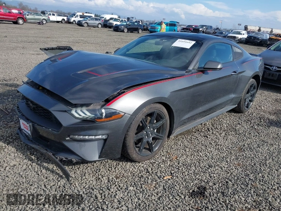 2020 Ford Mustang EcoBoost with VIN 1FA6P8TH7L5159973, listed as a IAAI auction lot 41691692 with 62,365 mi miles. Bid and sale history available at carsss.com. Image 18.