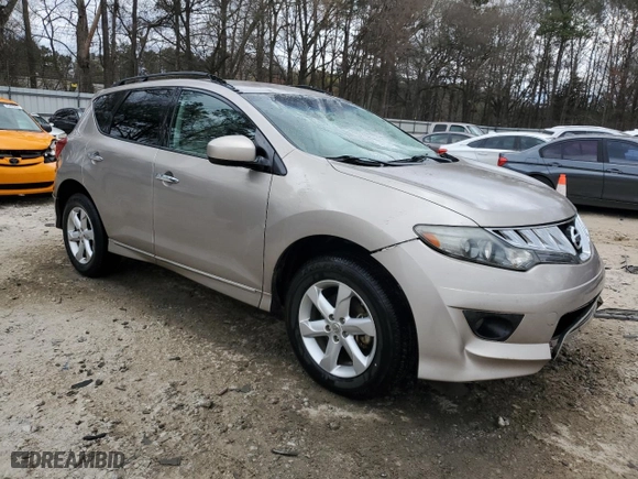 2010 Nissan Murano S with VIN JN8AZ1MU1AW000735, listed as a Copart auction lot 49690575 with 69,592 mi miles and Salvage Title. Bid and sale history available at carsss.com. Image 4.