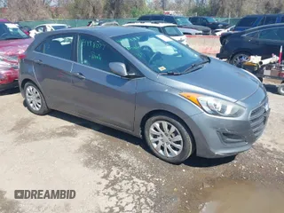 2016 Hyundai Elantra GT with VIN KMHD35LH5GU293254, listed as a IAAI auction lot 41998077 with 96,977 mi miles. Bid and sale history available at carsss.com. Image 1.