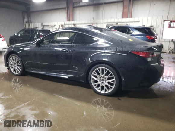 2021 Lexus RC with VIN JTHD85EC8M5006372, listed as a Copart auction lot 77558664 with 37,846 mi miles and Salvage Title. Bid and sale history available at carsss.com. Image 2.