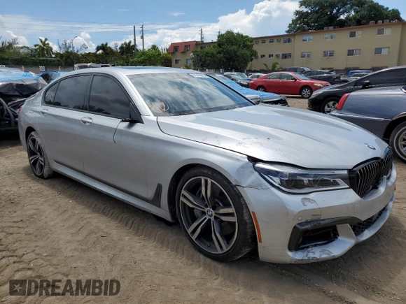 2018 BMW 7 Series ALPINA B7 xDrive with VIN WBA7F2C55JG424778, listed as a Copart auction lot 51310943 with 44,295 mi miles. Bid and sale history available at carsss.com. Image 4.