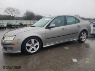 2006 Saab 9-3 Aero with VIN YS3FH46U061148620, listed as a Copart auction lot 44579345 with 141,729 mi miles and Salvage Title. Bid and sale history available at carsss.com. Image 1.