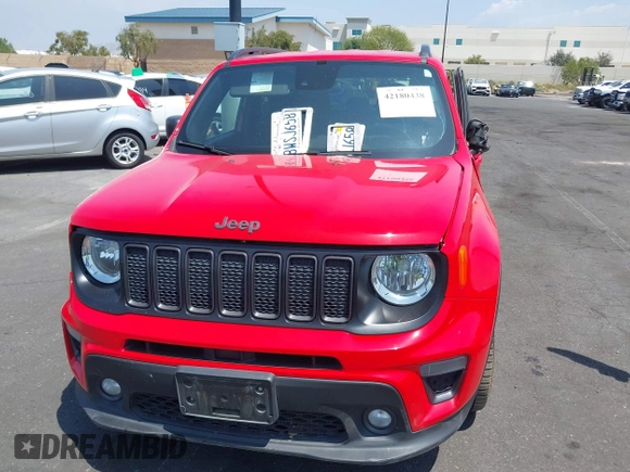 2021 Jeep Renegade Latitude with VIN ZACNJCBB4MPM32798, listed as a IAAI auction lot 42180438 with 31,859 mi miles and . Bid and sale history available at DreamBid. Image 12.