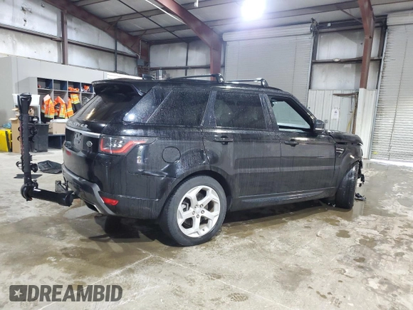 2018 Land Rover Range Rover Sport HSE with VIN SALWR2RV5JA408511, listed as a Copart auction lot 57718785 with 84,555 mi miles and Salvage title. Bid and sale history available at DreamBid. Image 3.