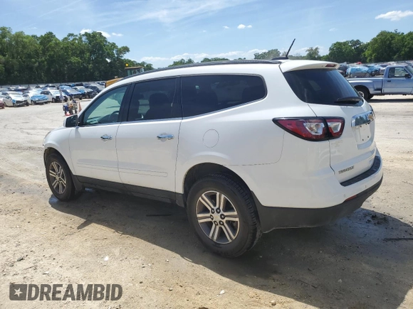 2017 Chevrolet Traverse LT with VIN 1GNKRHKD7HJ126138, listed as a Copart auction lot 51772195 with 136,618 mi miles and Salvage Title. Bid and sale history available at DreamBid. Image 2.