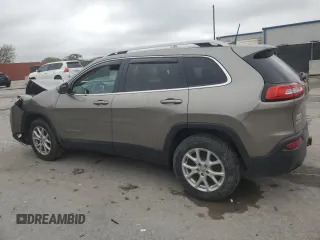 2018 Jeep Cherokee Latitude Plus with VIN 1C4PJMLXXJD597809, listed as a Copart auction lot 46794435 with 118,452 mi miles and Salvage Title. Bid and sale history available at DreamBid. Image 2.