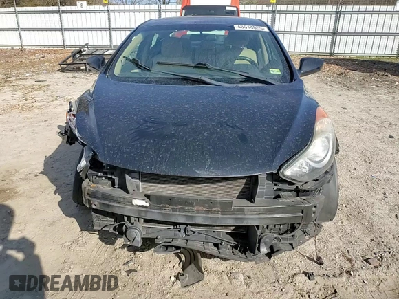 2013 Hyundai Elantra GLS z VIN 5NPDH4AE9DH388396, wystawiony jako Copart lot #48614055 z przebiegiem 96 982 mil mil oraz Szkoda całkowita • Salvage title. Historia ofert i sprzedaży dostępna na DreamBid. Obrazek 11.
