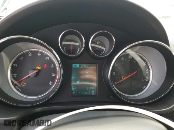 2013 Buick Regal with VIN 2G4GR5ER2D9246435, listed as a Copart auction lot 64201155 with 121,608 mi miles and Salvage title. Bid and sale history available at DreamBid. Image 9.