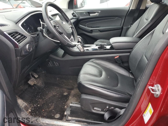 2018 Ford Edge Titanium with VIN 2FMPK4K92JBB84509, listed as a Copart auction lot 49300735 with 60,478 mi miles and Salvage Title. Bid and sale history available at carsss.com. Image 7.
