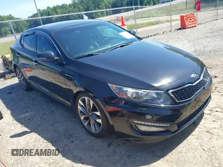 2013 Kia Optima SX with VIN 5XXGR4A66DG094565, listed as a IAAI auction lot 42295476 with 112,618 mi miles and . Bid and sale history available at DreamBid. Image 1.