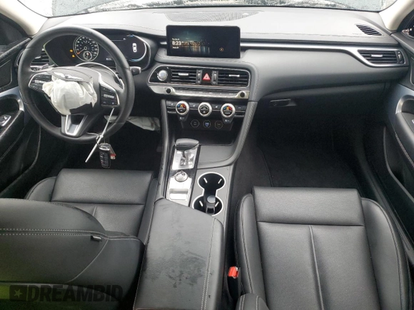 2023 Genesis G70 2.0T with VIN KMTG34TA5PU131043, listed as a Copart auction lot 81897604 with 27,795 mi miles and Non Repairable. Bid and sale history available at DreamBid. Image 8.