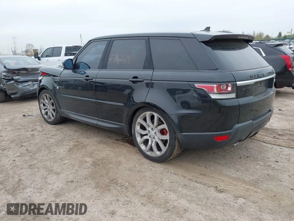2016 Land Rover Range Rover Sport SE with VIN SALWG2KF9GA567503, listed as a IAAI auction lot 42156794 with 64,472 mi miles and . Bid and sale history available at DreamBid. Image 3.