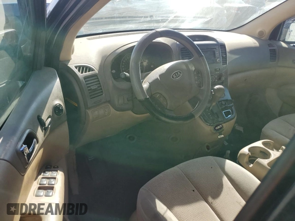 2012 Kia Sedona EX with VIN KNDMH4C75C6436757, listed as a Copart auction lot 76171674 with 163,404 mi miles and Clean Title. Bid and sale history available at carsss.com. Image 8.