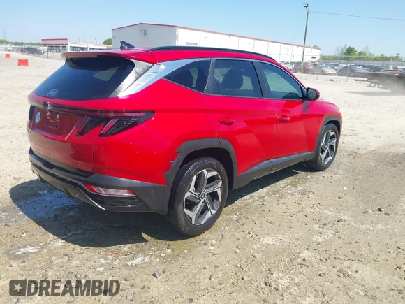 2023 Hyundai Tucson SEL with VIN 5NMJF3AE1PH165094, listed as a IAAI auction lot 42035394 with 33,226 mi miles and . Bid and sale history available at carsss.com. Image 4.