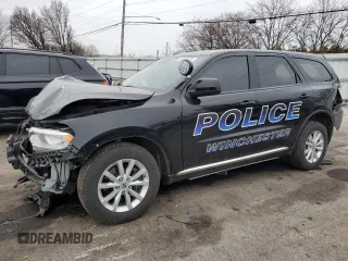 2020 Dodge Durango Pursuit with VIN 1C4RDJFGXLC371322, listed as a Copart auction lot 85809124 with 55,155 mi miles and Salvage title. Bid and sale history available at DreamBid. Image 1.