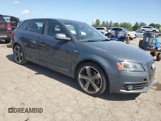 2013 Audi A3 Premium Plus with VIN WAUPEAFM9DA000642, listed as a Copart auction lot 62450875 with 57,220 mi miles and Clean title. Bid and sale history available at DreamBid. Image 4.