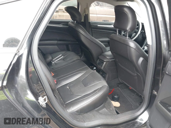 2013 Ford Fusion Titanium Hybrid with VIN 3FA6P0RU2DR281905, listed as a IAAI auction lot 41765130 with 119,348 mi miles. Bid and sale history available at carsss.com. Image 8.