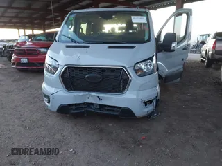 2024 Ford Transit Passenger XL with VIN 1FBAX9YG2RKA76007, listed as a IAAI auction lot 41291052 with 5,741 mi miles and . Bid and sale history available at DreamBid. Image 6.