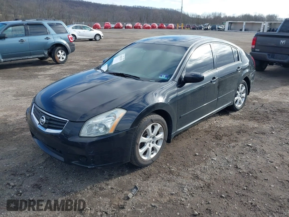 2007 Nissan Maxima 3.5 SE with VIN 1N4BA41EX7C816252, listed as a IAAI auction lot 41821707 with 119,080 mi miles. Bid and sale history available at carsss.com. Image 2.