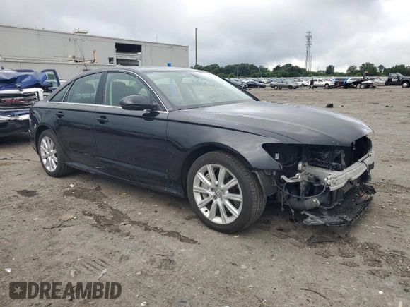 2016 Audi A6 Premium with VIN WAUFFAFC4GN056873, listed as a Copart auction lot 64122565 with 42,581 mi miles and Salvage title. Bid and sale history available at DreamBid. Image 4.