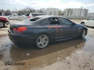 2014 BMW 6 Series 640i xDrive with VIN WBA6B8C57EDZ72380, listed as a Copart auction lot 53613465 with 137,949 mi miles and Salvage Title. Bid and sale history available at carsss.com. Image 3.