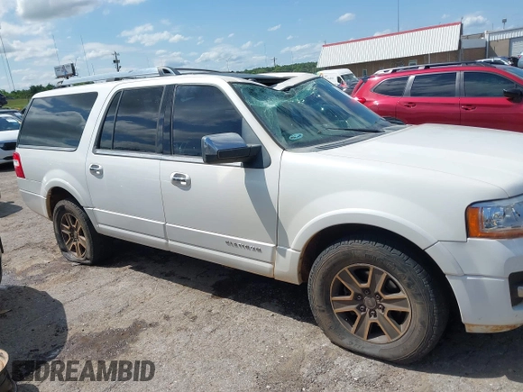 2015 Ford Expedition Max Platinum with VIN 1FMJK1MTXFEF30329, listed as a IAAI auction lot 42410300 with 184,119 mi miles and . Bid and sale history available at DreamBid. Image 14.