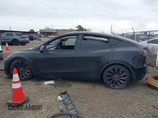 2021 Tesla Model Y Performance with VIN 5YJYGDEF9MF273884, listed as a IAAI auction lot 41781944 with Not Provided miles and . Bid and sale history available at DreamBid. Image 14.