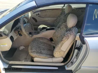 2008 Mercedes-Benz CLK-Class 5.5L with VIN WDBTK72F38T095812, listed as a Copart auction lot 74096994 with 0 mi miles and Salvage Title. Bid and sale history available at carsss.com. Image 7.