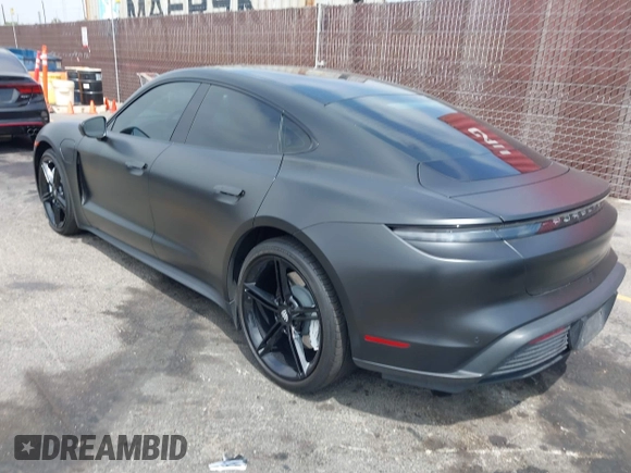 2021 Porsche Taycan 4S with VIN WP0AB2Y16MSA43293, listed as a IAAI auction lot 42479212 with 20,180 mi miles and . Bid and sale history available at DreamBid. Image 3.
