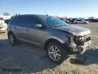 2012 Ford Edge SEL with VIN 2FMDK3JC7CBA82099, listed as a Copart auction lot 44758355 with 218,391 mi miles and Salvage Title. Bid and sale history available at carsss.com. Image 4.