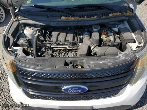 2015 Ford Utility Police Interceptor with VIN 1FM5K8ARXFGA66272, listed as a Copart auction lot 46739155 with 164,484 mi miles and Non Repairable. Bid and sale history available at carsss.com. Image 12.