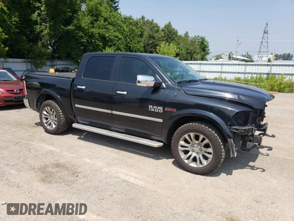 2015 Ram 1500 Laramie Longhorn with VIN 1C6RR7PM7FS712587, listed as a Copart auction lot 64601815 with 188,245 mi miles and Salvage title. Bid and sale history available at DreamBid. Image 4.