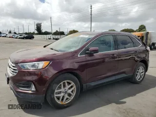 2021 Ford Edge SEL with VIN 2FMPK4J97MBA23790, listed as a Copart auction lot 51665305 with 71,637 mi miles and Salvage Title. Bid and sale history available at carsss.com. Image 1.