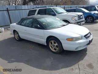 1999 Chrysler Sebring Jxi with VIN 3C3EL55H3XT571296, listed as a IAAI auction lot 41700031 with 192,256 mi miles. Bid and sale history available at carsss.com. Image 1.