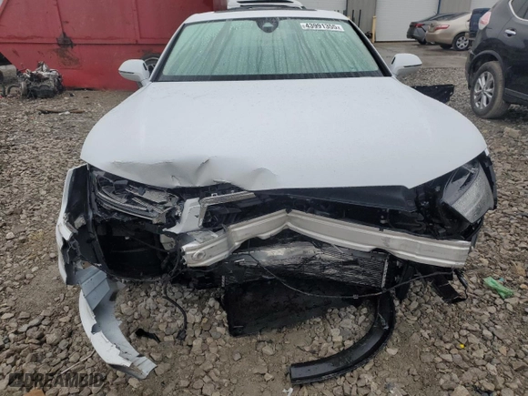 2018 Audi A7 Prestige with VIN WAU23AFC5JN055732, listed as a Copart auction lot 43991355 with 0 mi miles and Salvage Title. Bid and sale history available at carsss.com. Image 5.