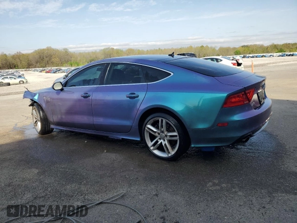 2014 Audi A7 3.0 Prestige with VIN WAU2GAFC9EN023263, listed as a Copart auction lot 50968285 with 172,111 mi miles and Salvage Title. Bid and sale history available at carsss.com. Image 2.