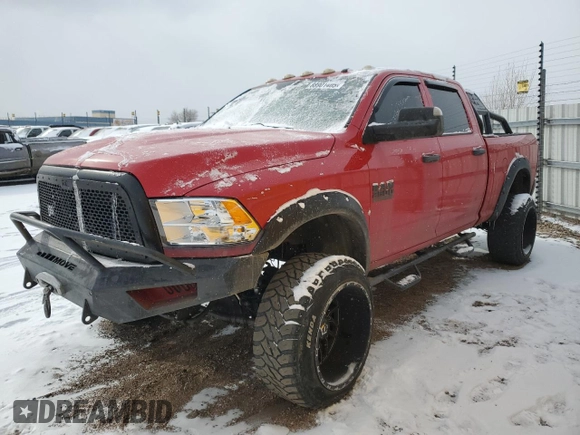 2013 Ram 2500 ST with VIN 3C6TR5CT3DG528095, listed as a Copart auction lot 88901405 with Not Provided miles and Salvage Title. Bid and sale history available at carsss.com. Image 1.