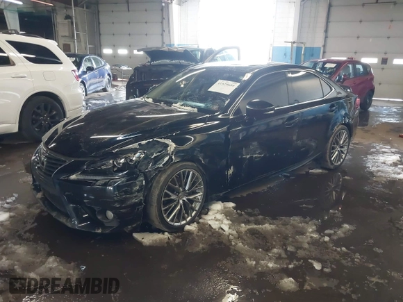 2014 Lexus IS 250 with VIN JTHCF1D21E5013877, listed as a IAAI auction lot 41529689 with 84,433 mi miles. Bid and sale history available at carsss.com. Image 2.