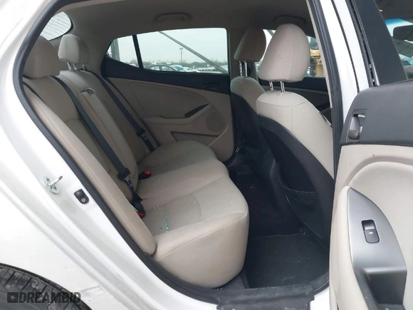 2015 Kia Optima LX with VIN KNAGM4A76F5555209, listed as a IAAI auction lot 41593436 with 94,774 mi miles. Bid and sale history available at carsss.com. Image 8.