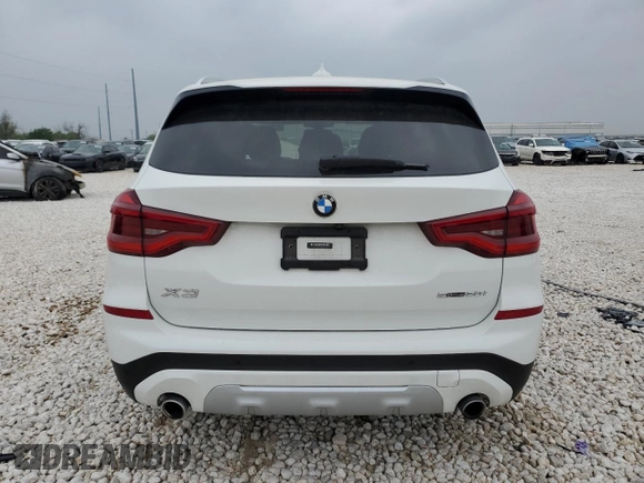 2021 BMW X3 sDrive30i z VIN 5UXTY3C05M9E06782, wystawiony jako Copart lot #51285785 z przebiegiem 38 357 mil mil oraz Szkoda całkowita • Salvage title. Historia ofert i sprzedaży dostępna na DreamBid. Obrazek 6.