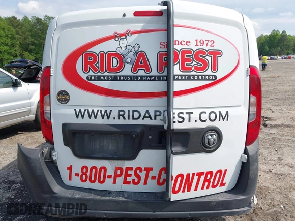2019 Ram ProMaster City Cargo Tradesman with VIN ZFBHRFAB8K6M54513, listed as a IAAI auction lot 42103644 with 67,256 mi miles and . Bid and sale history available at DreamBid. Image 16.