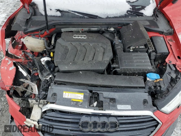 2017 Audi A3 Sedan Premium with VIN WAUAUGFF4H1036323, listed as a Copart auction lot 45706635 with 88,266 mi miles and Salvage Title. Bid and sale history available at carsss.com. Image 12.