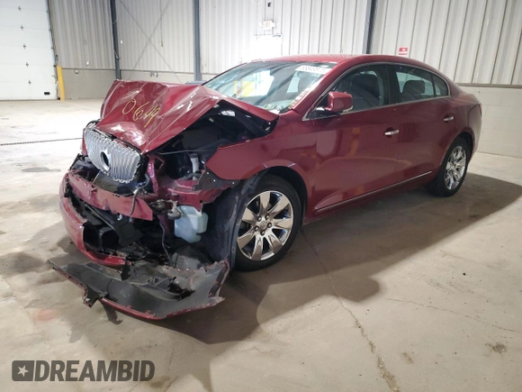 2010 Buick LaCrosse CXL with VIN 1G4GC5EG4AF250649, listed as a Copart auction lot 65849875 with 81,574 mi miles and Salvage title. Bid and sale history available at DreamBid. Image 1.