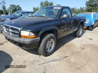 2004 Dodge Dakota with VIN 1D7GG16K14S588841, listed as a Copart auction lot 68306394 with Not Provided miles and Salvage Title. Bid and sale history available at carsss.com. Image 1.
